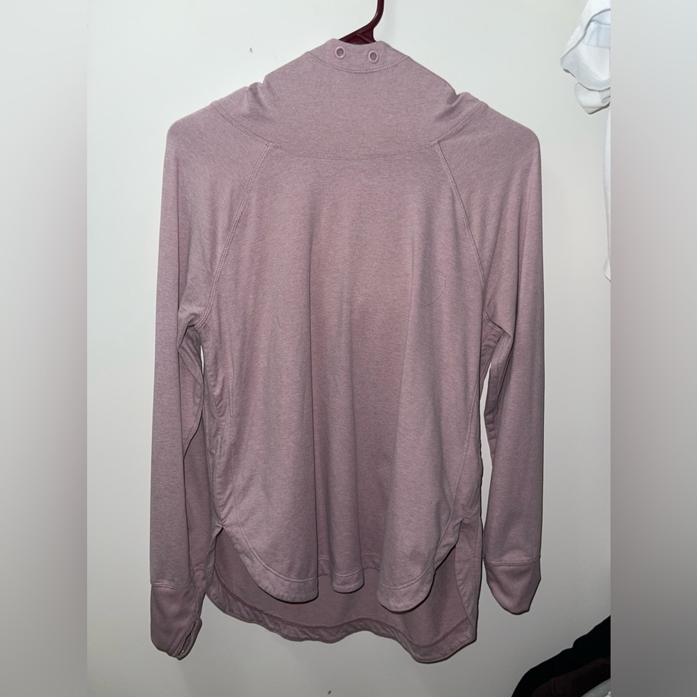 Pink Long Sleeve Workout Top